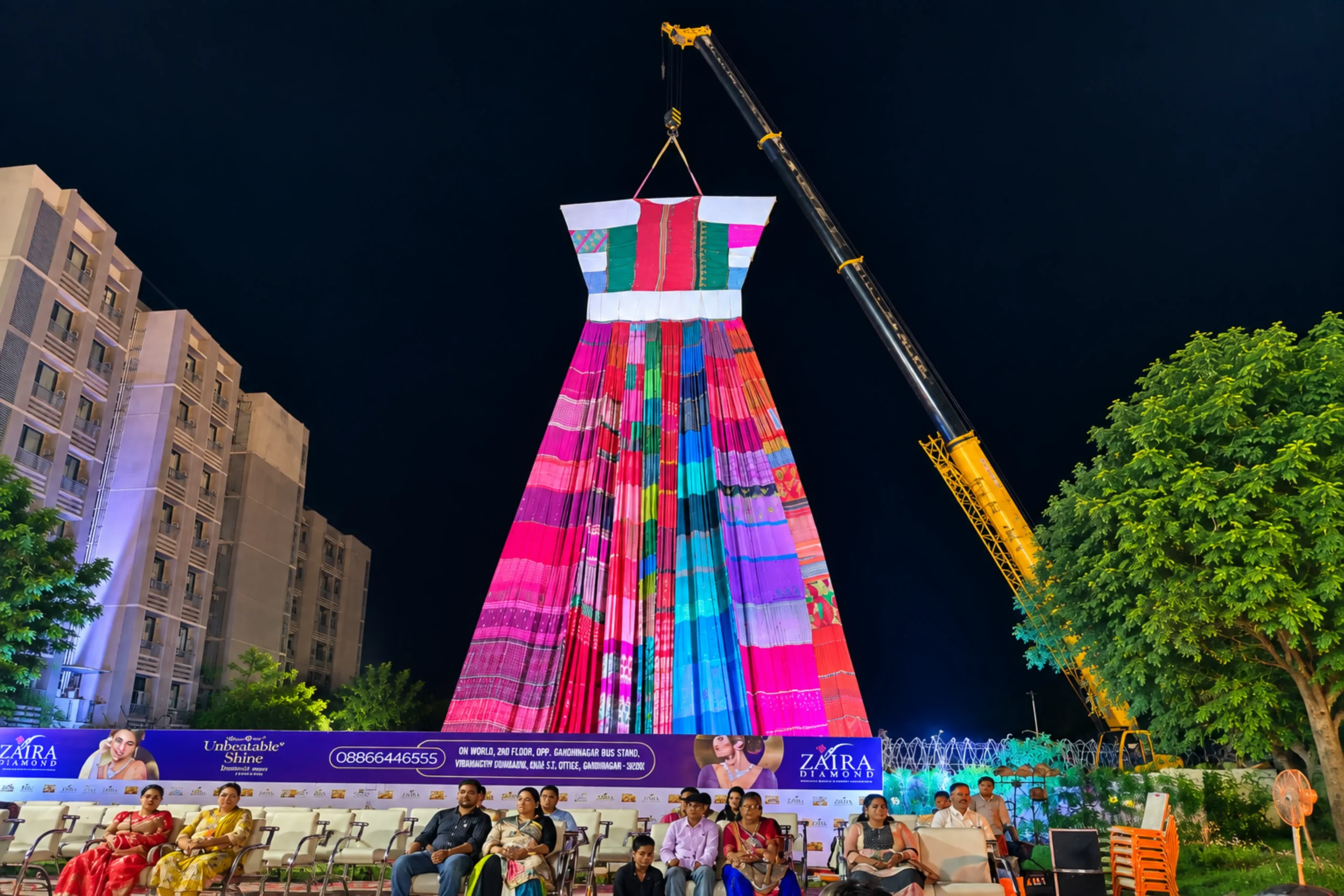 NIF Global Ahmedabad & Gandhinagar Students Set World Record with Chaniya Choli